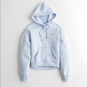 Light blue Hollister Icon Hoodie